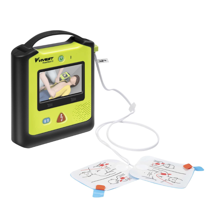 ViVest PowerBeat X3 AED (with 5" LCD Screen)