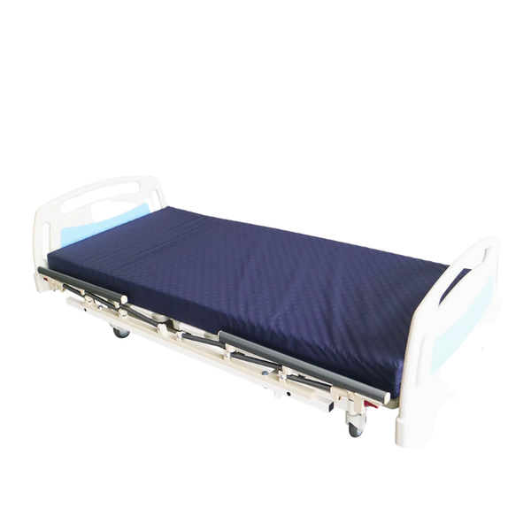 Electric Low Nursing Bed with Quad Rails for Elderly